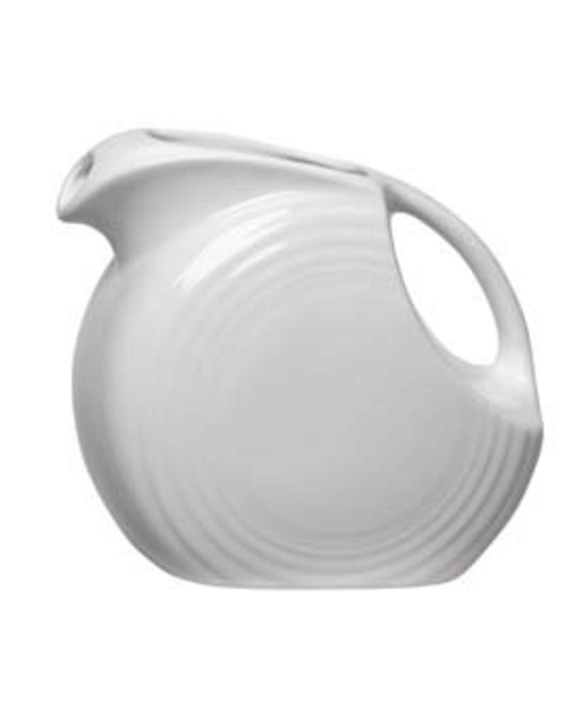 Large Disk Pitcher 67 1/4 oz White