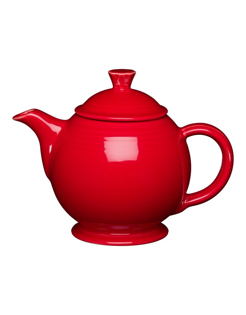 The Fiesta Tableware Company Covered Teapot 44 oz NEW Scarlet