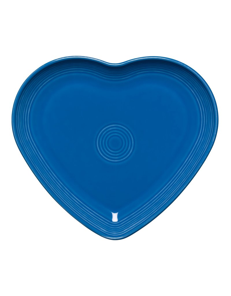 The Fiesta Tableware Company Heart Plate Lapis