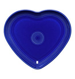 The Fiesta Tableware Company Heart Plate Twilight