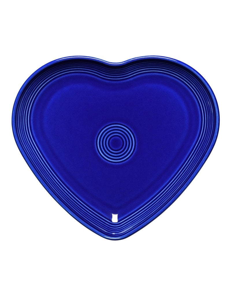 The Fiesta Tableware Company Heart Plate Twilight