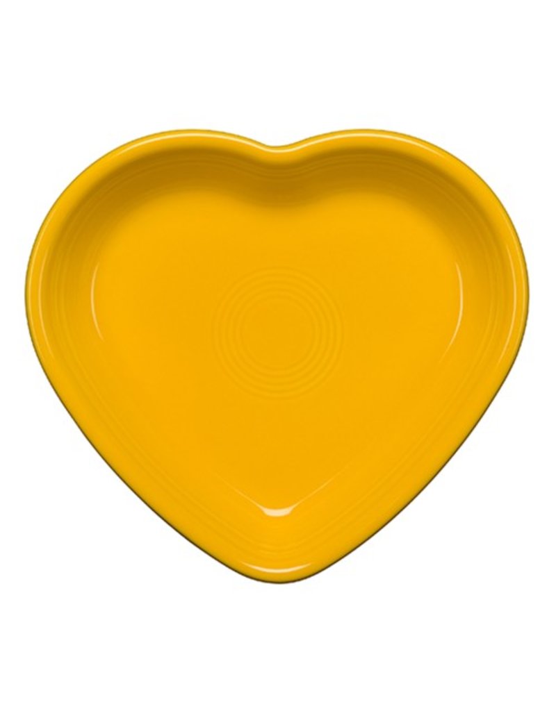 Medium Heart Bowl 17 oz Daffodil