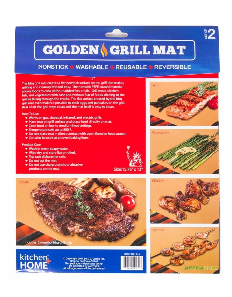 Golden Grill Mat set of 2