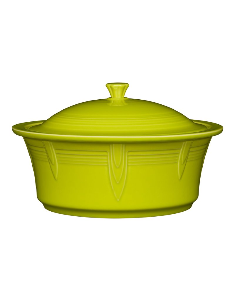 The Fiesta Tableware Company Large Covered Casserole 90 oz NEW Lemongrass