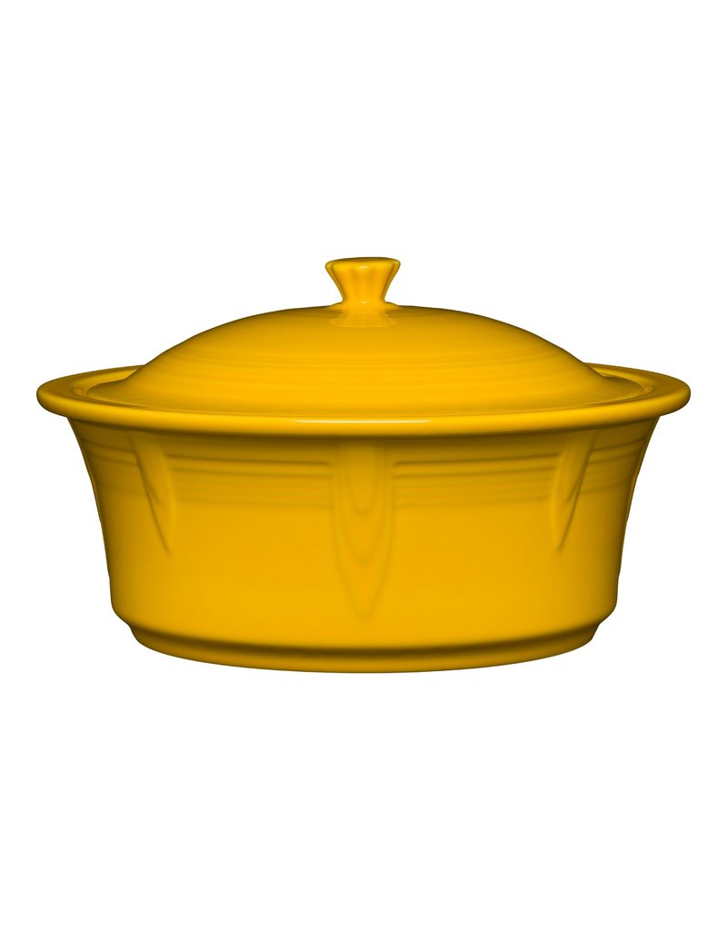 The Fiesta Tableware Company Large Covered Casserole 90 oz NEW Daffodil