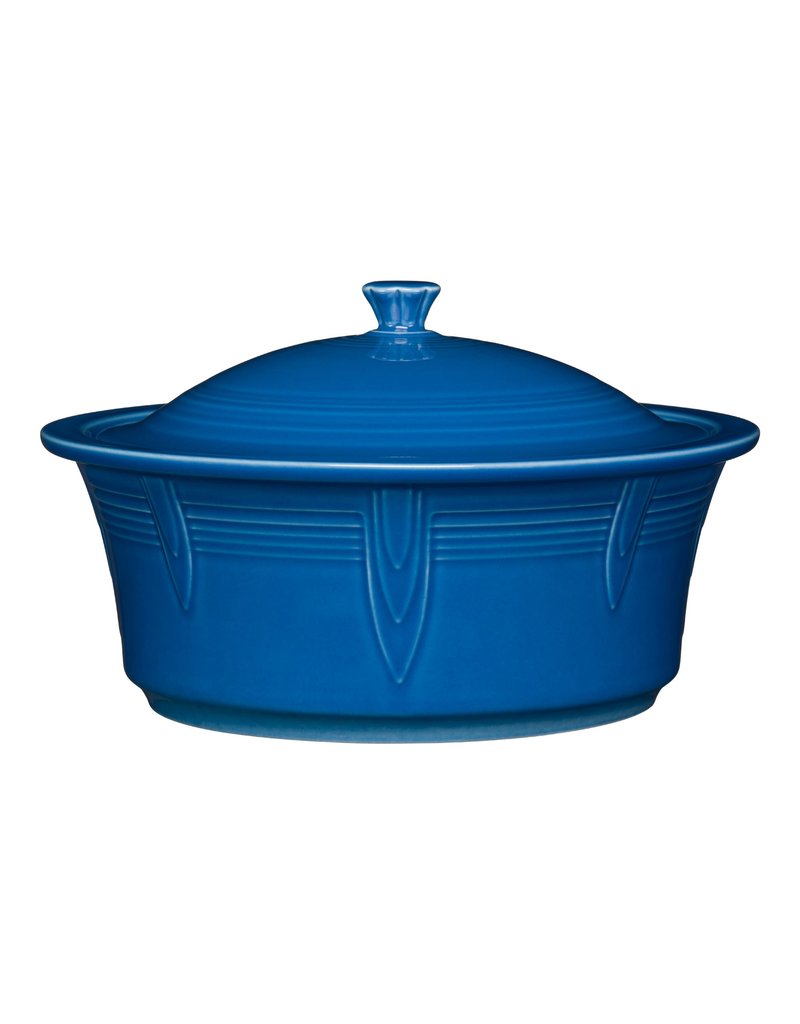 The Fiesta Tableware Company Large Covered Casserole 90 oz NEW Lapis
