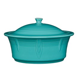 The Fiesta Tableware Company Large Covered Casserole 90 oz NEW Turquoise