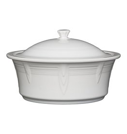 The Fiesta Tableware Company Large Covered Casserole 90 oz NEW White