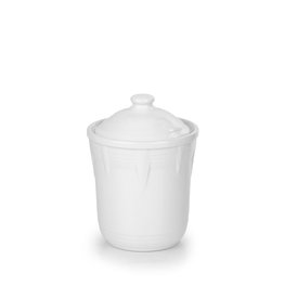 The Fiesta Tableware Company Small Canister Chevron White