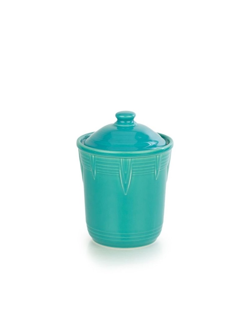 The Fiesta Tableware Company Small Canister Chevron Turquoise