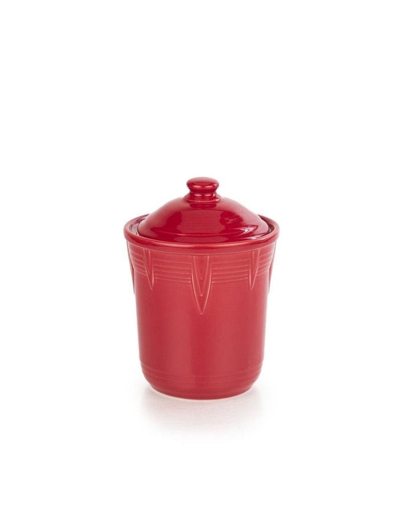 The Fiesta Tableware Company Small Canister Chevron Scarlet