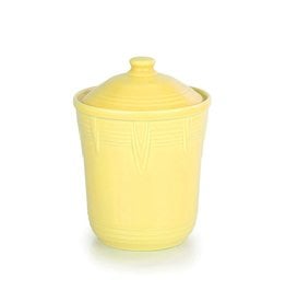 The Fiesta Tableware Company Medium Canister Chevron Sunflower