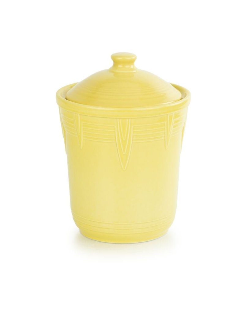 The Fiesta Tableware Company Large Canister Chevron Sunflower