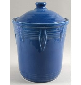 The Fiesta Tableware Company Large Canister Chevron Lapis