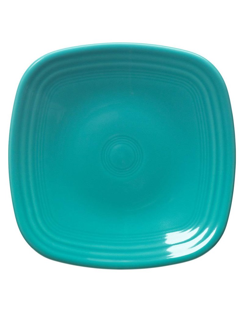 Square Salad Plate 7 1/2" Turquoise