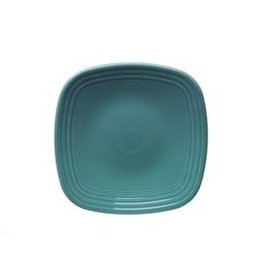 Square Luncheon Plate 9 1/4" Turquoise