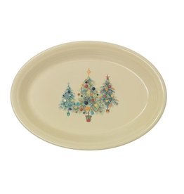 Large Oval Platter Fiesta® Christmas Trio Tree