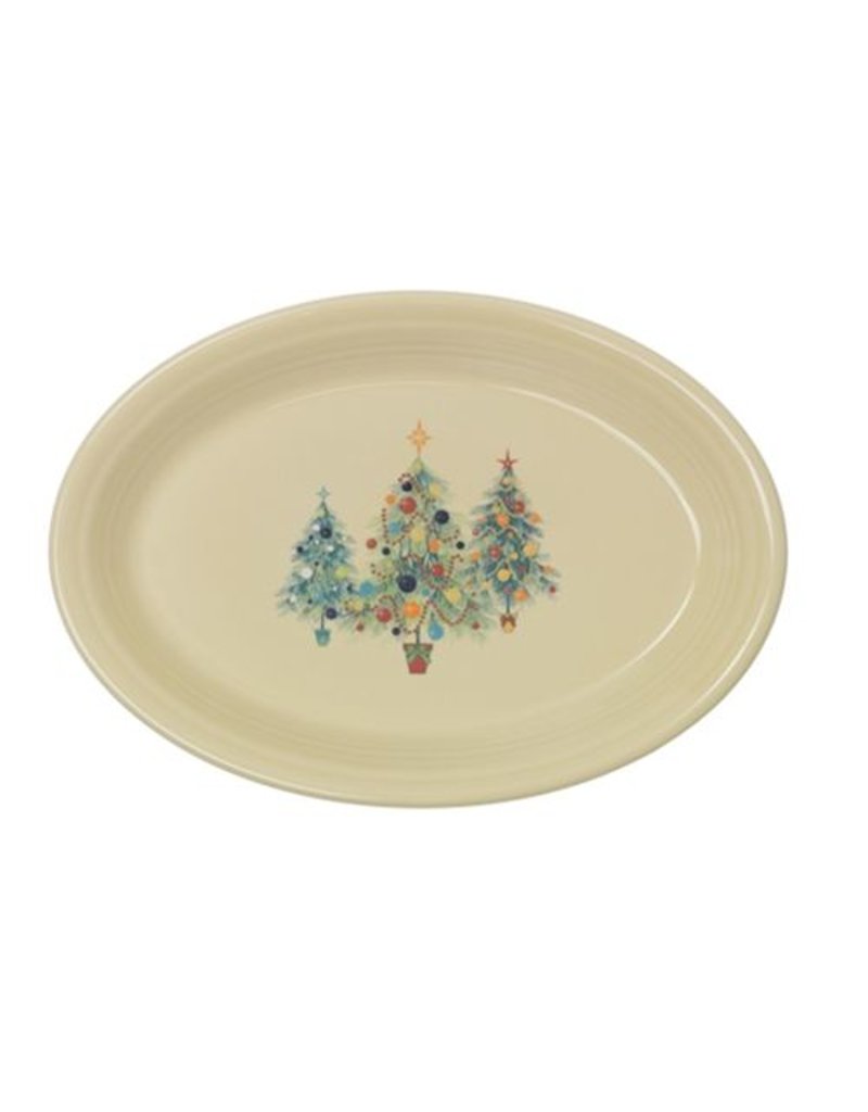 Large Oval Platter Fiesta® Christmas Trio Tree