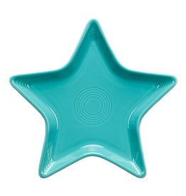 The Fiesta Tableware Company Star Plate Turquoise