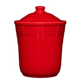 The Fiesta Tableware Company Medium Canister Chevron Scarlet