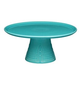 The Fiesta Tableware Company Pedestal Cake Plate Turquoise