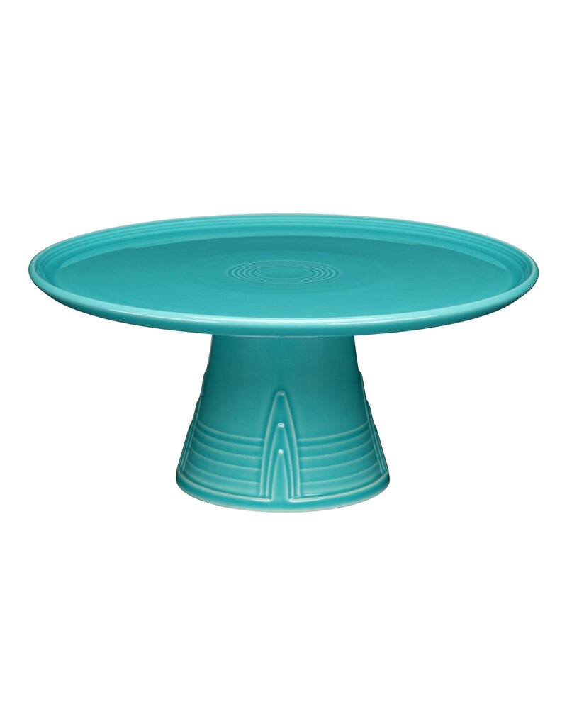Pedestal Cake Plate Turquoise Canton Dish Barn