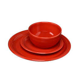 3 pc Bistro Place Setting Scarlet