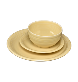 3 pc Bistro Place Setting Ivory