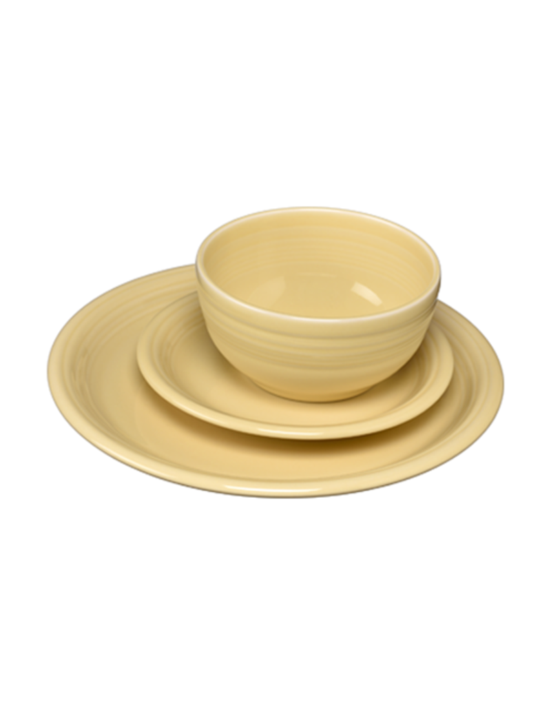 3 pc Bistro Place Setting Ivory