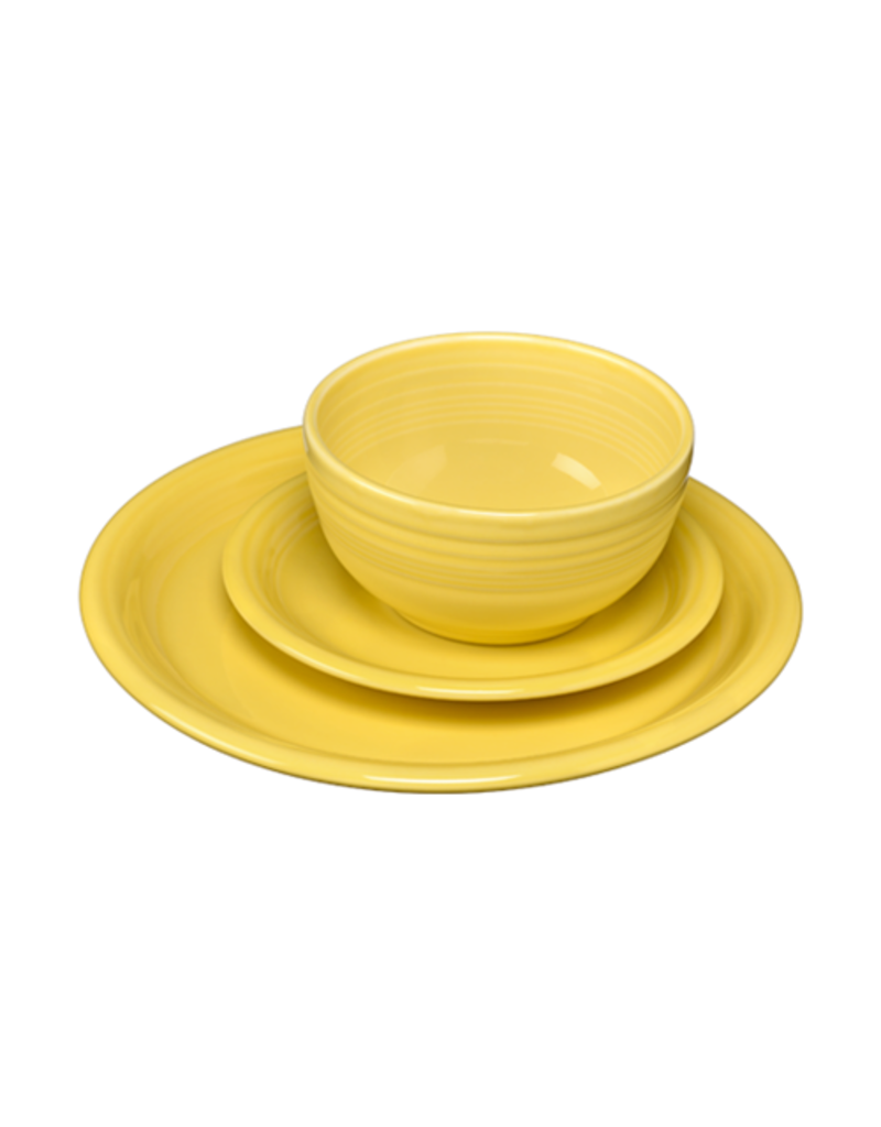 3 pc Bistro Place Setting Sunflower