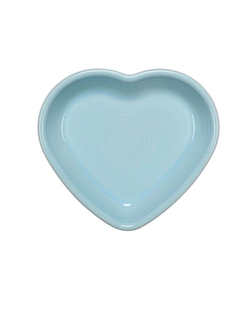 The Fiesta Tableware Company Medium Heart Bowl Sky