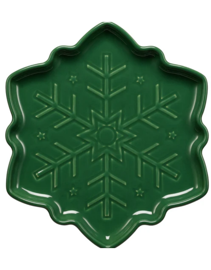 The Fiesta Tableware Company Snowflake Shaped Plate Jade