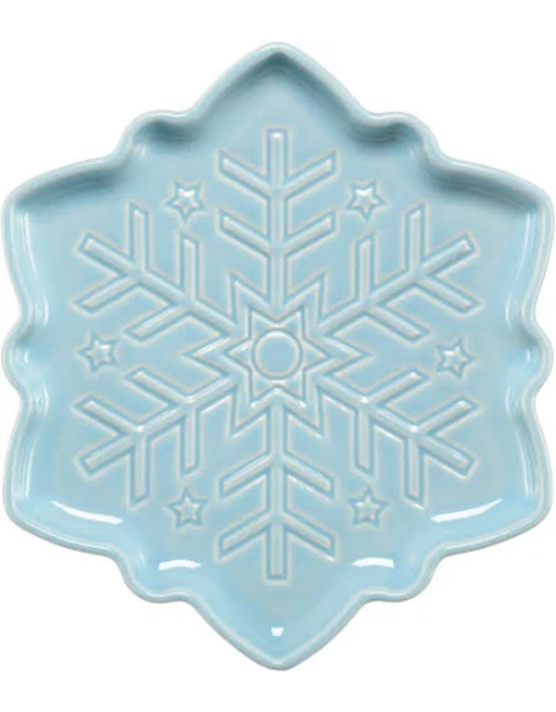 The Fiesta Tableware Company Snowflake Shaped Plate Sky