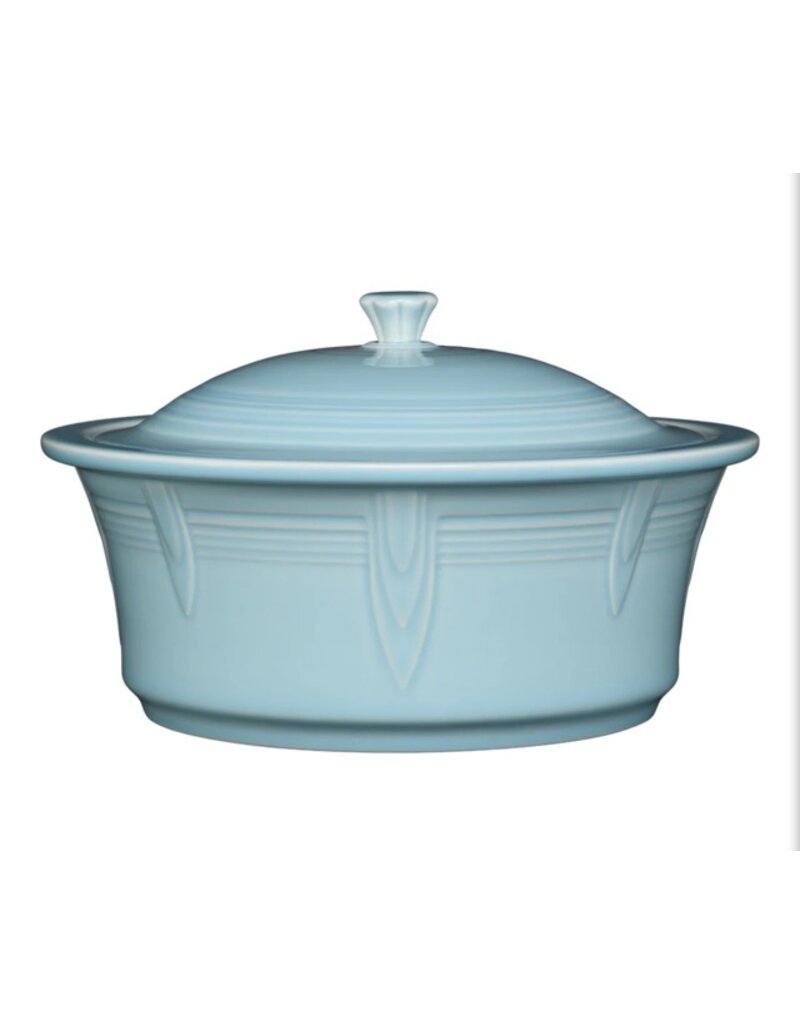 The Fiesta Tableware Company Large Covered Casserole 90 oz NEW Sky