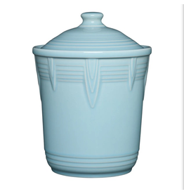 The Fiesta Tableware Company Medium Canister Chevron Sky