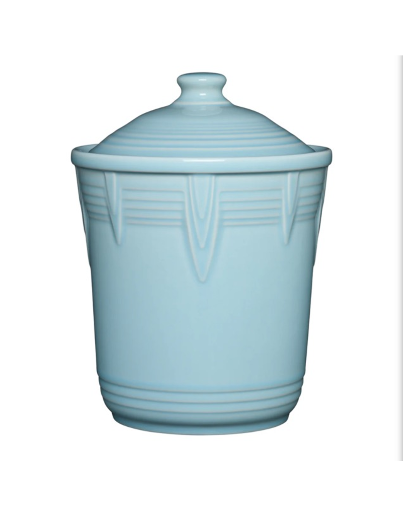 The Fiesta Tableware Company Medium Canister Chevron Sky
