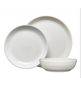 The Fiesta Tableware Company Coupe Bowl 3 Pc Place Setting White