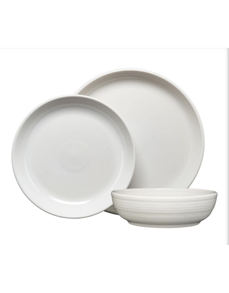 The Fiesta Tableware Company Coupe Bowl 3 Pc Place Setting White