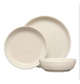 The Fiesta Tableware Company Coupe Bowl 3 Pc Place Setting Linen