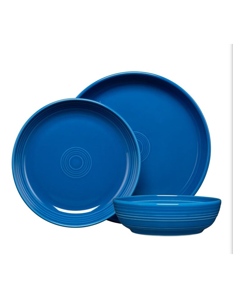 The Fiesta Tableware Company Coupe Bowl 3 Pc Place Setting Lapis