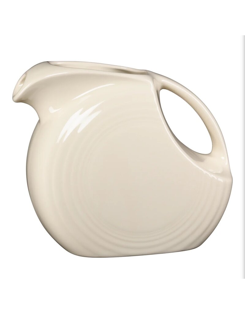 The Fiesta Tableware Company Large Disc Pitcher 67 1/4 oz Linen