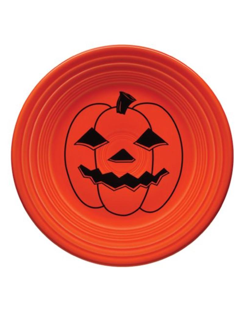 Luncheon Plate Halloween Spooky Pumpkin