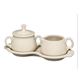 The Fiesta Tableware Company Sugar & Creamer Tray Set Linen