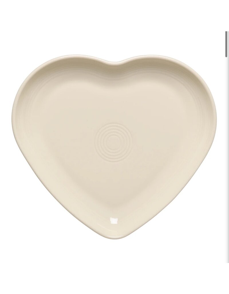 The Fiesta Tableware Company Heart Plate Linen