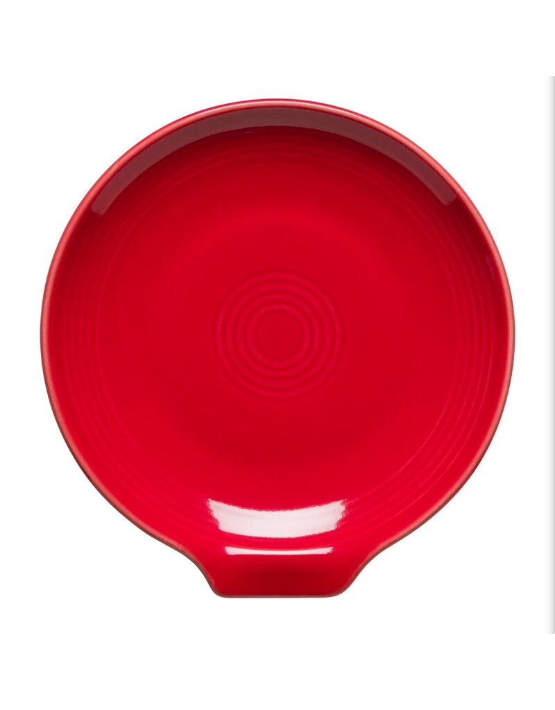 The Fiesta Tableware Company Extra Large Spoon Rest 7" Scarlet