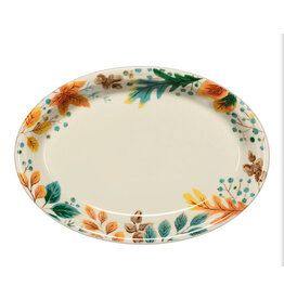 The Fiesta Tableware Company Autumn Fields Large Oval Platter 13 5/8"