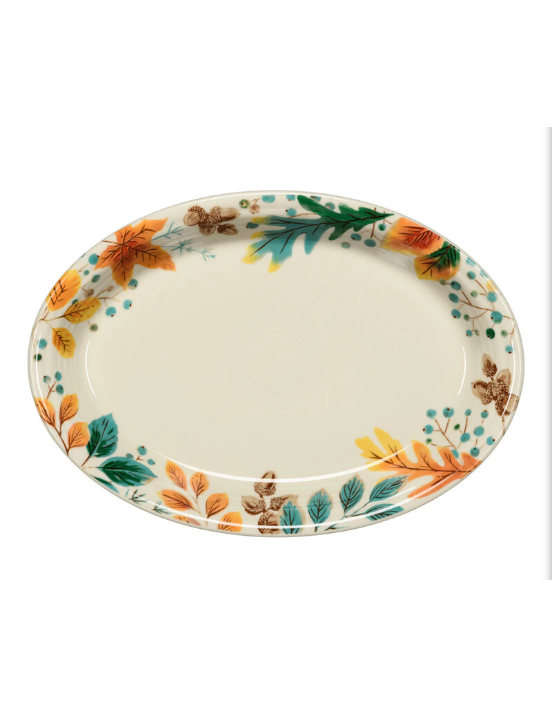 The Fiesta Tableware Company Autumn Fields Large Oval Platter 13 5/8"