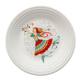 The Fiesta Tableware Company Nutcracker Ballerina Classic Rim Luncheon Plate 9"