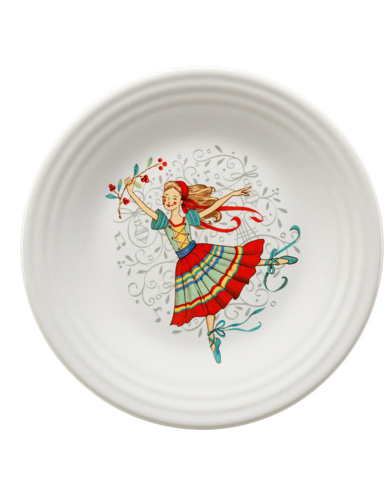 The Fiesta Tableware Company Nutcracker Ballerina Classic Rim Luncheon Plate 9"