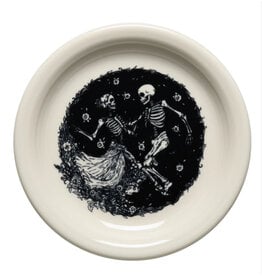 The Fiesta Tableware Company Skeleton Duet Bistro Appetizer Plate  6 1/4" Linen